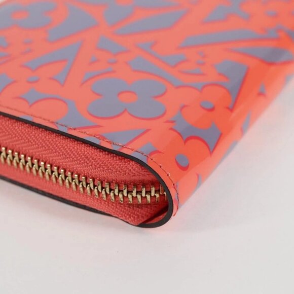 LOUIS VUITTON Sweet Monogram Zippy Wallet Long Wallet Orange M90124 Auth 138929V - Picture 3 of 16